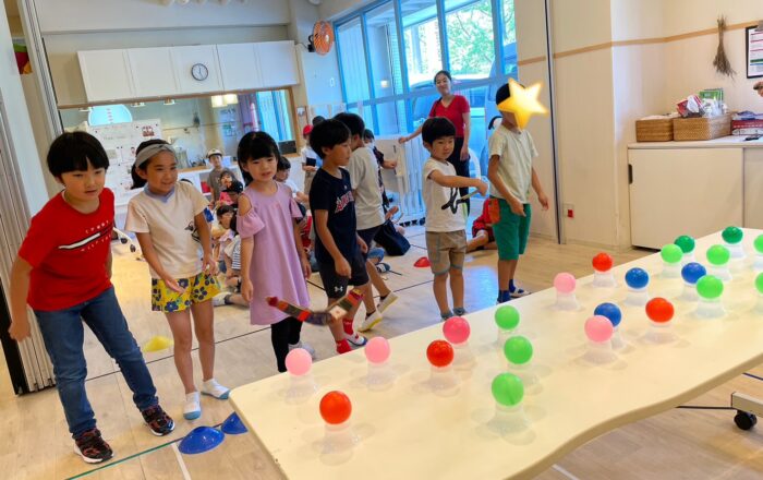 【青葉校】オリジナルのブーメランを作ったあとにチーム対抗バトル！