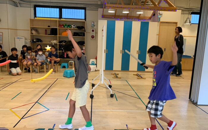 【青葉校】忍者になりきって、いろいろなミニゲームをやりました！