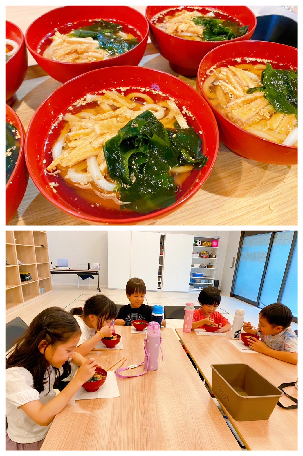 【都筑校】冷やしさぬきうどん