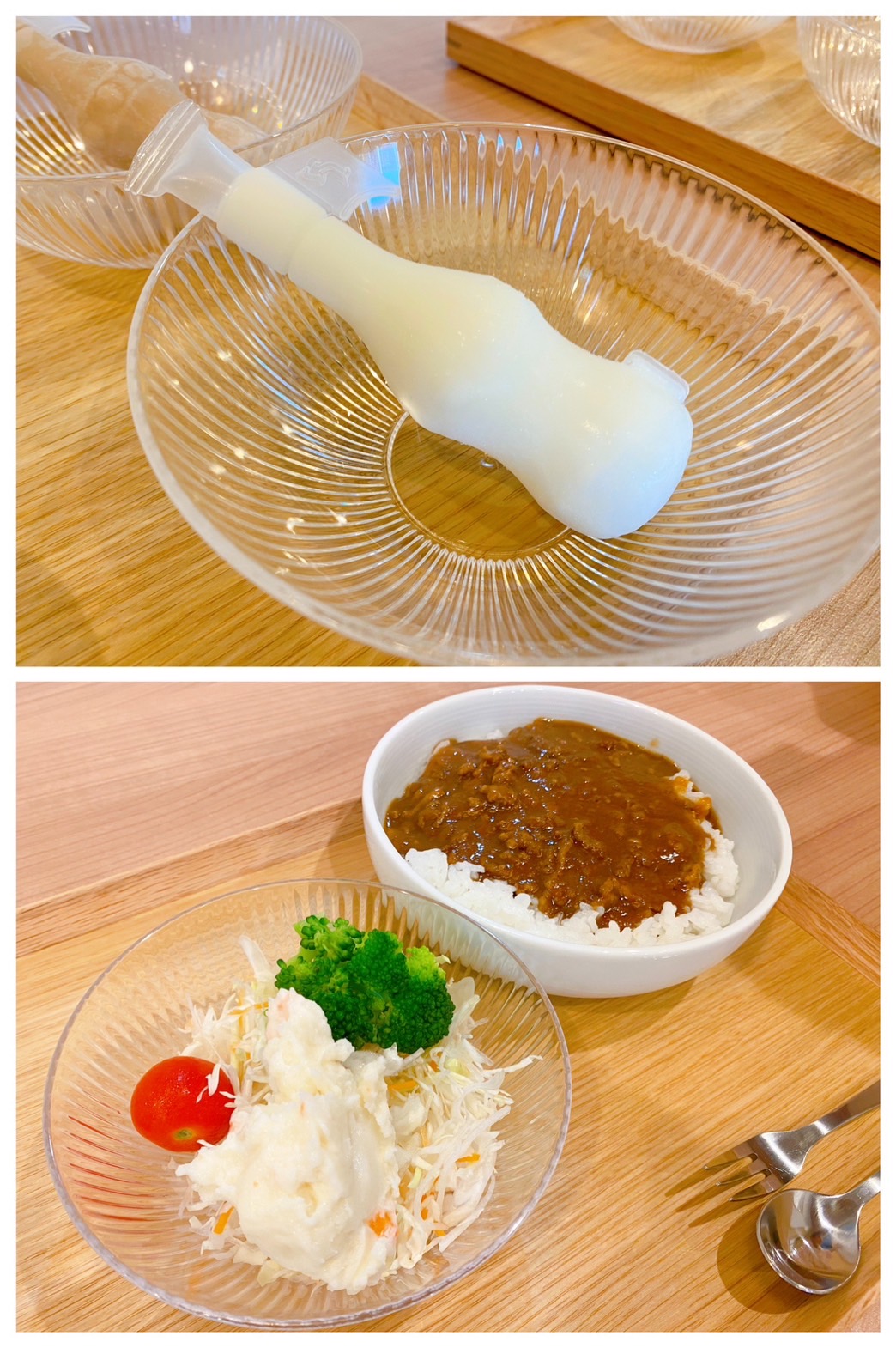 【都筑校】アイスキャンディーとキーマカレー