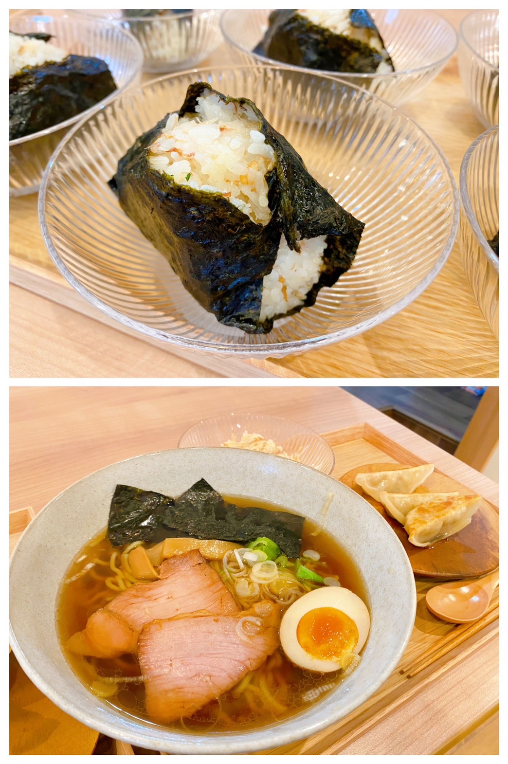 【都筑校】おにぎり＆しょうゆラーメン