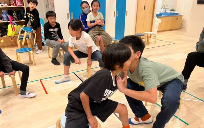 【青葉校】今週のメインゲームは「伝言ゲーム」でした！