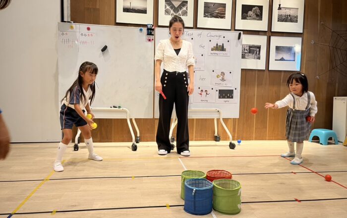 【青葉校】”Test of Courage”（きもだめし）のストーリーを練習しています！