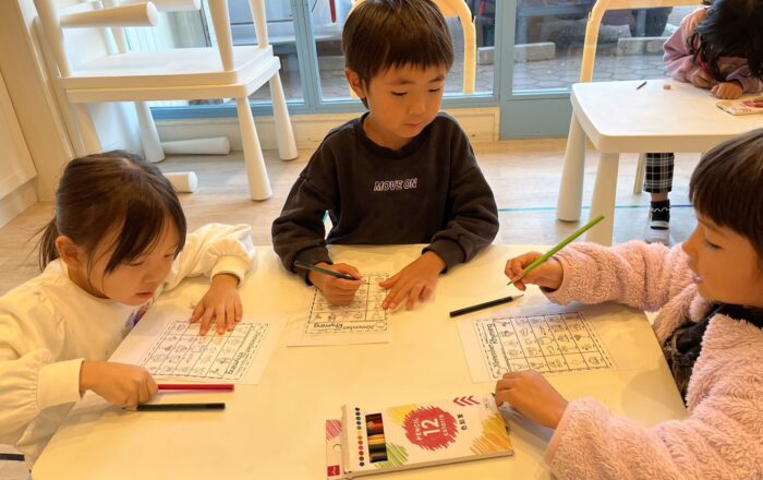 【青葉校】メインクラスとプレクラスのワークショップタイム