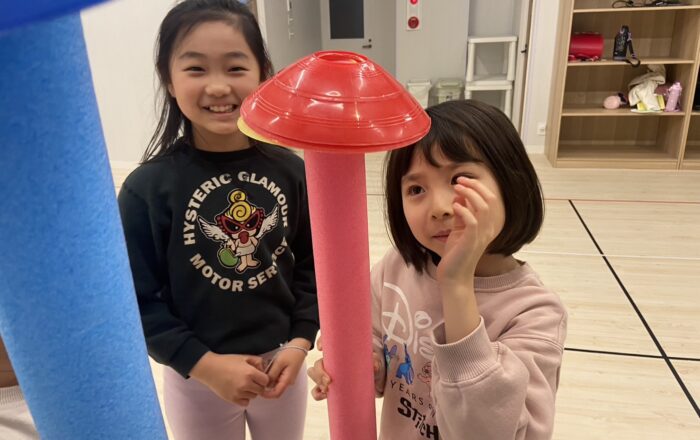 【都筑校】ゲームとストーリー練習の様子